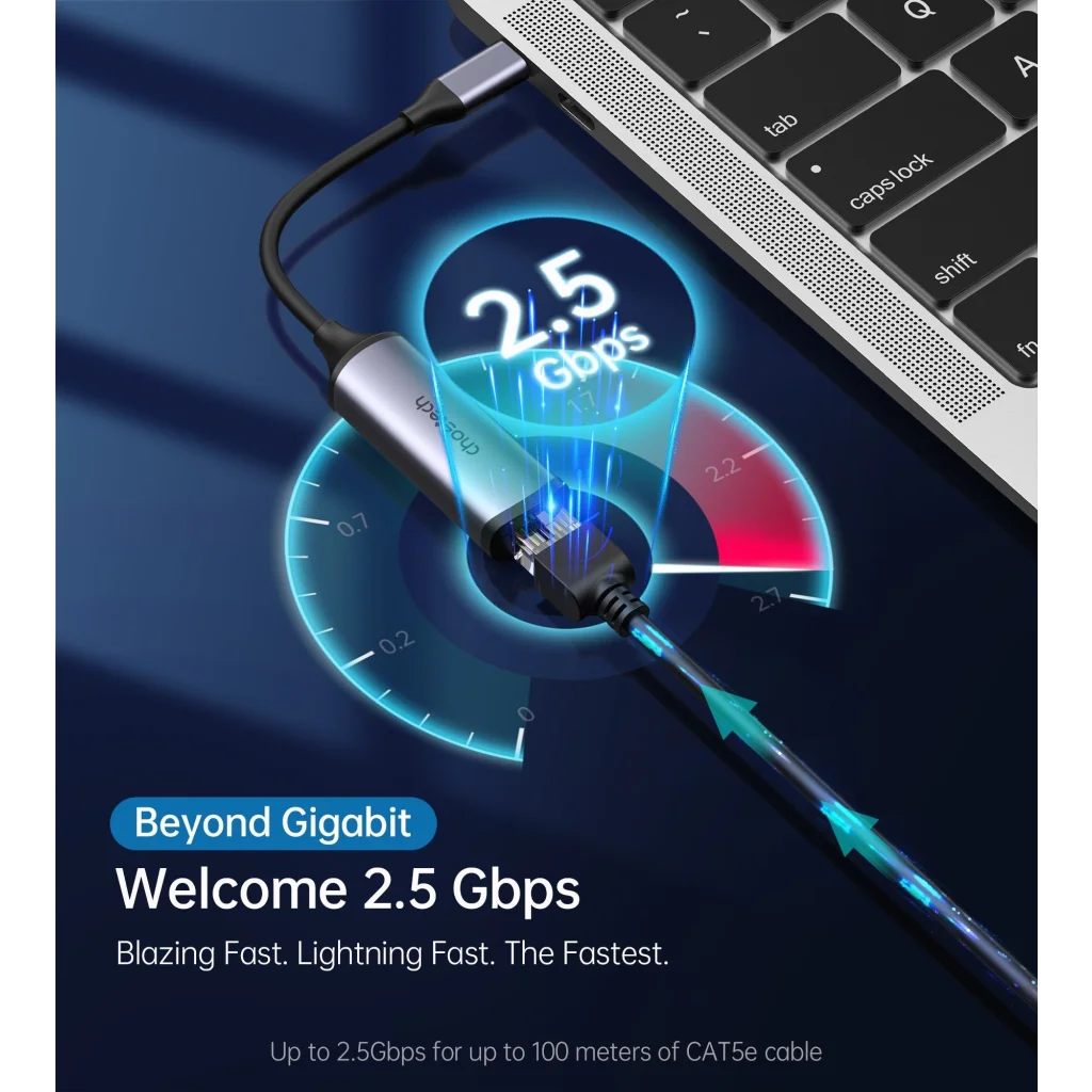 USB-C to Gigabit Ethernet Adapter CHOETECH HUB-R02