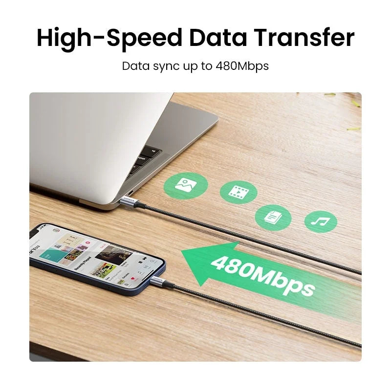 USB-C to iPhone 8-pin Fast-Charging Cable 1M - 60759