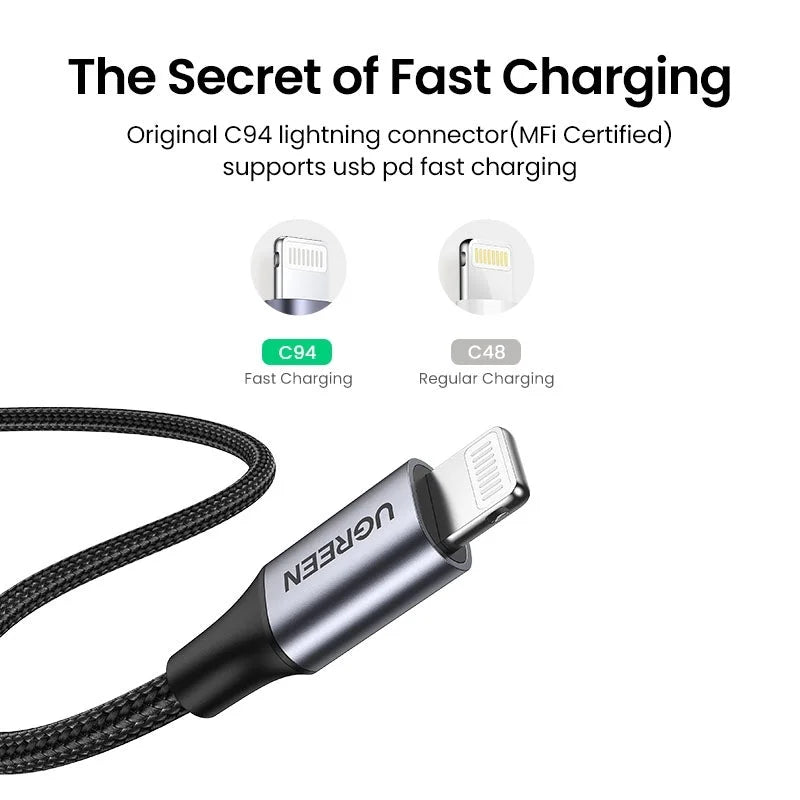 USB-C to iPhone 8-pin Fast-Charging Cable 2M - 60761