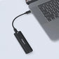 USB-C to M.2 SSD Enclosure M-Key B + M Key - Matte Black