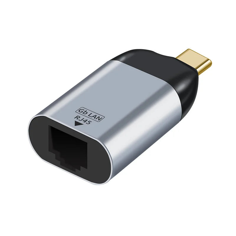 USB-C to RJ45 Ethernet Adapter ASTROTEK Gigabit LAN Network