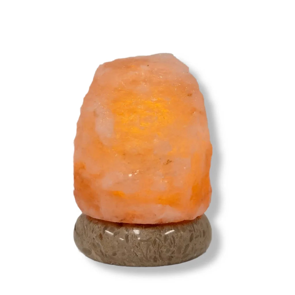 USB Colour Changing Salt Himalayan Lamp - Natural Shape
