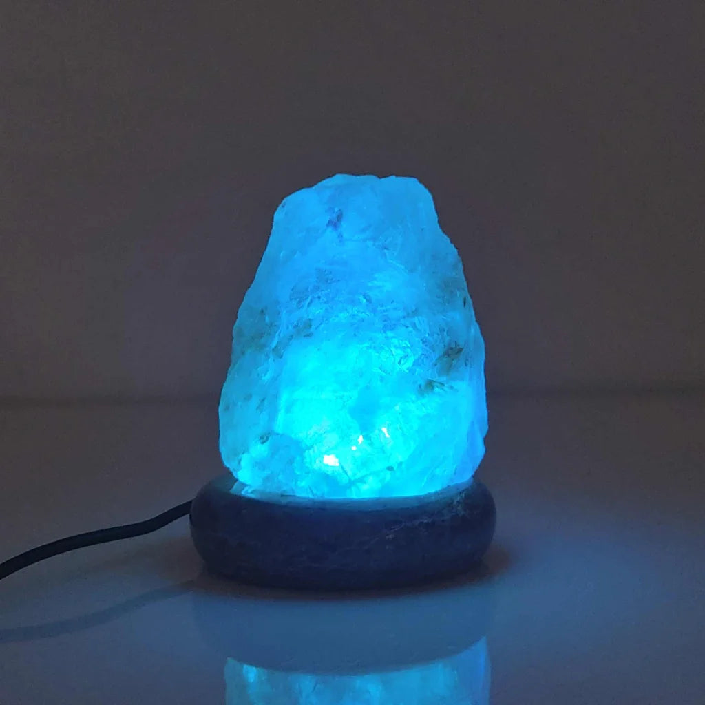 USB Colour Changing Salt Himalayan Lamp - Natural Shape
