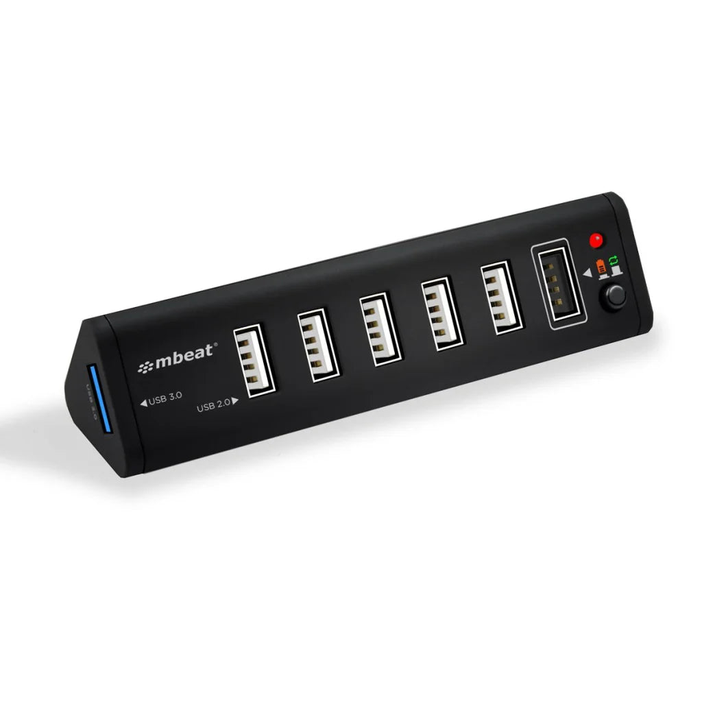 USB Hub 7-Port 3.0 x 1 + USB 2.0 x 6 with 2.1A Smart