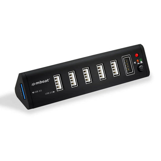 USB Hub 7-Port 3.0 x 1 + USB 2.0 x 6 with 2.1A Smart