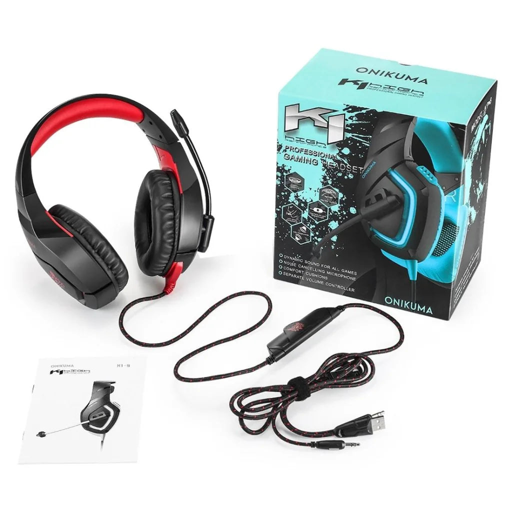Usb Led Headphone With Mic For Ps4 Smartphone Pc Red