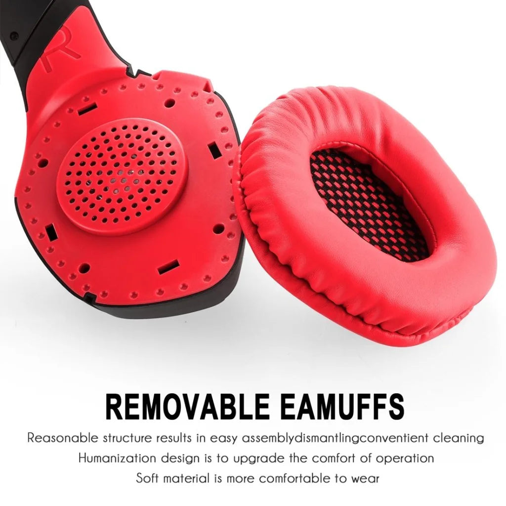 Usb Led Headphone With Mic For Ps4 Smartphone Pc Red