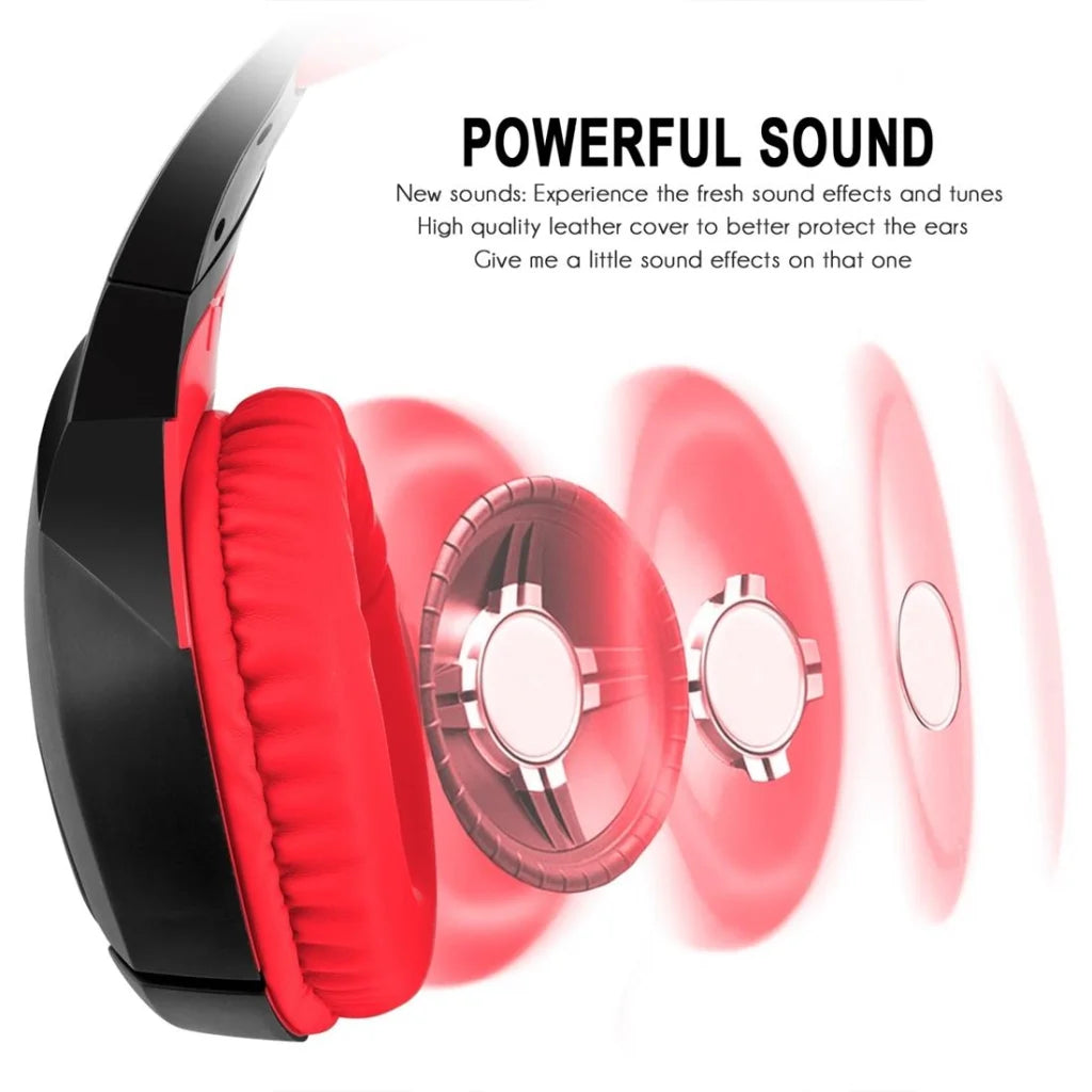 Usb Led Headphone With Mic For Ps4 Smartphone Pc Red