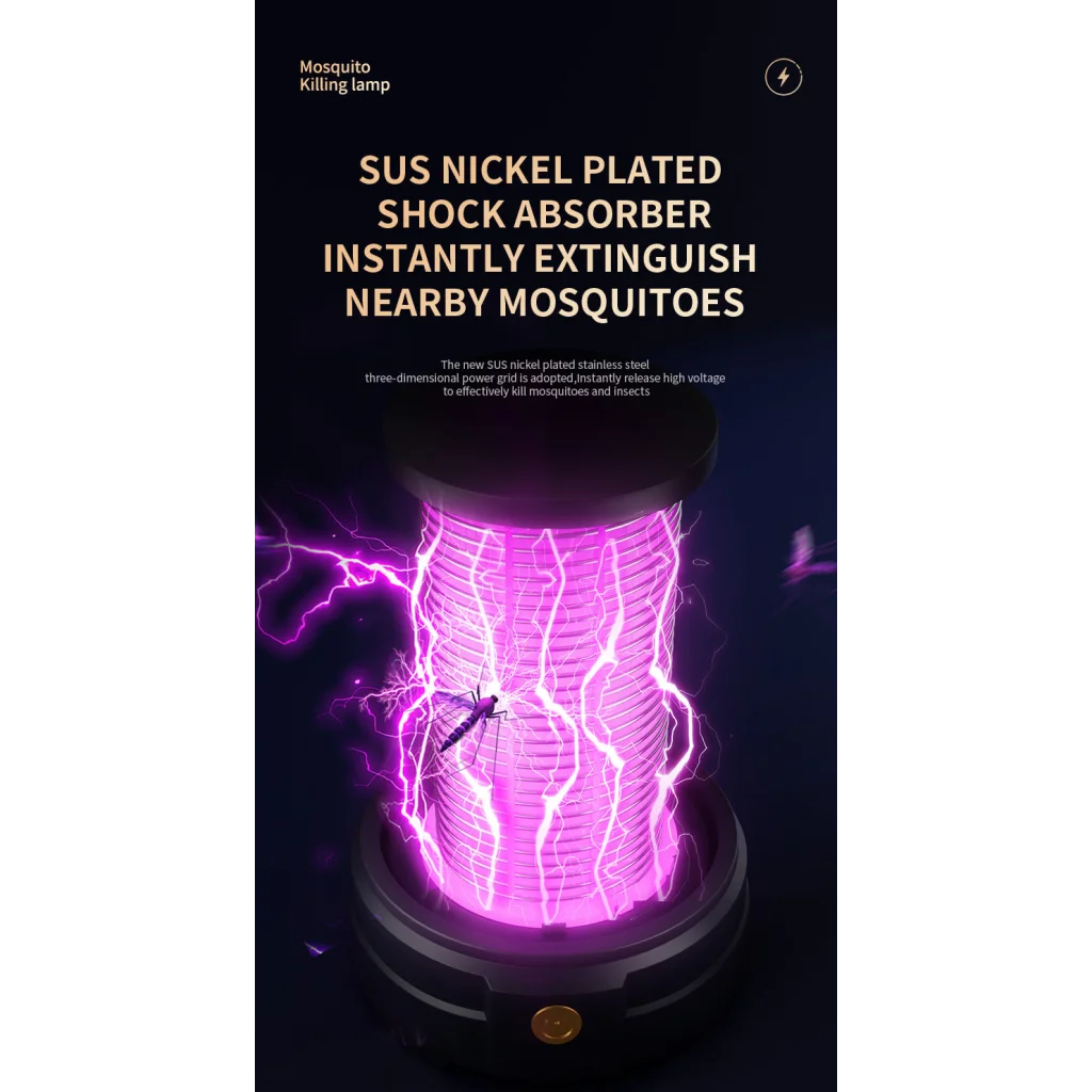 USB Rechargeable Dark Blue Portable 3-in-1 Electric