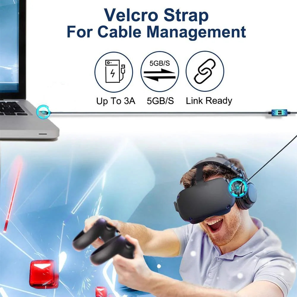 Usb3.2 Vr Link For Oculus Quest 2 - 6M Braided-1915197161755250693