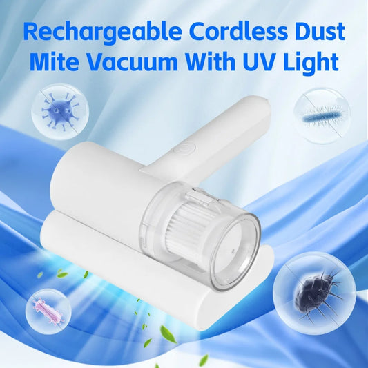 UV‑C Cordless Dust Mite Vacuum Handheld Sanitizing Cleaner