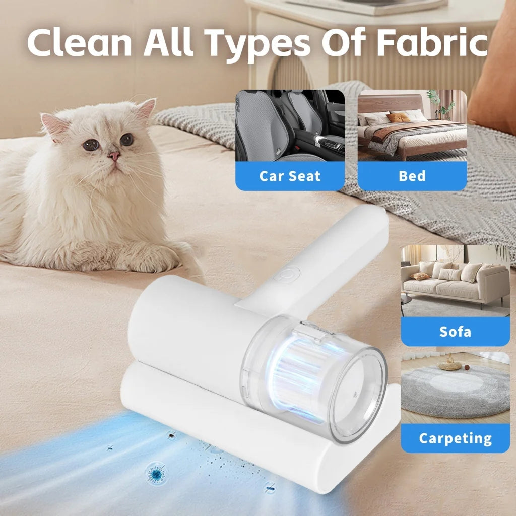 UV‑C Cordless Dust Mite Vacuum Handheld Sanitizing Cleaner