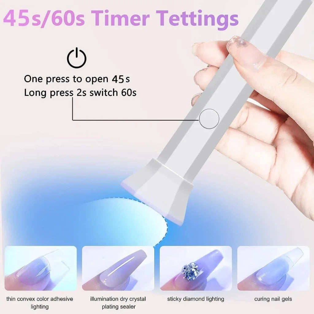 UV LED Nail Dryer Lamp for Quick Gel Curing - Health &