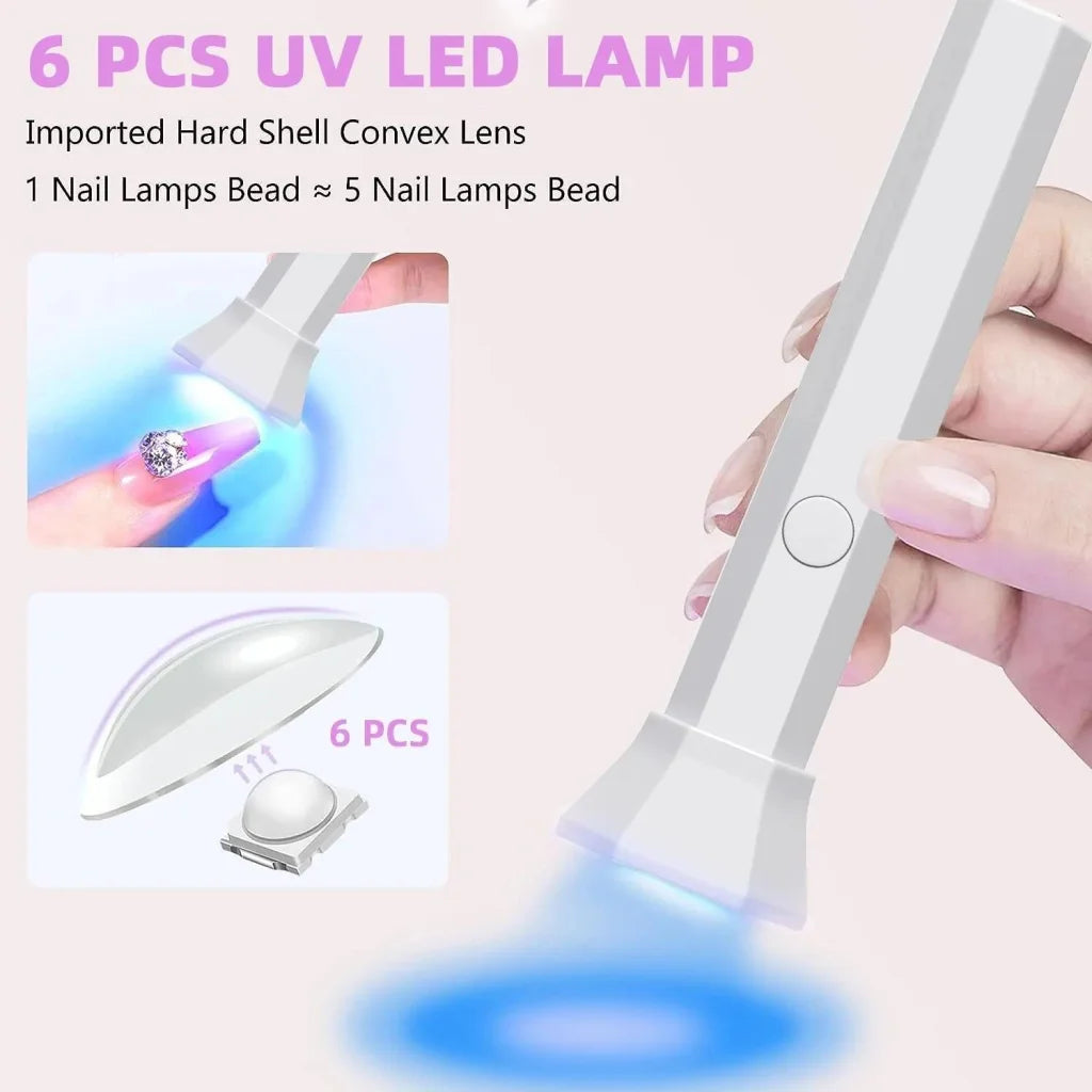 UV LED Nail Dryer Lamp for Quick Gel Curing - Health &