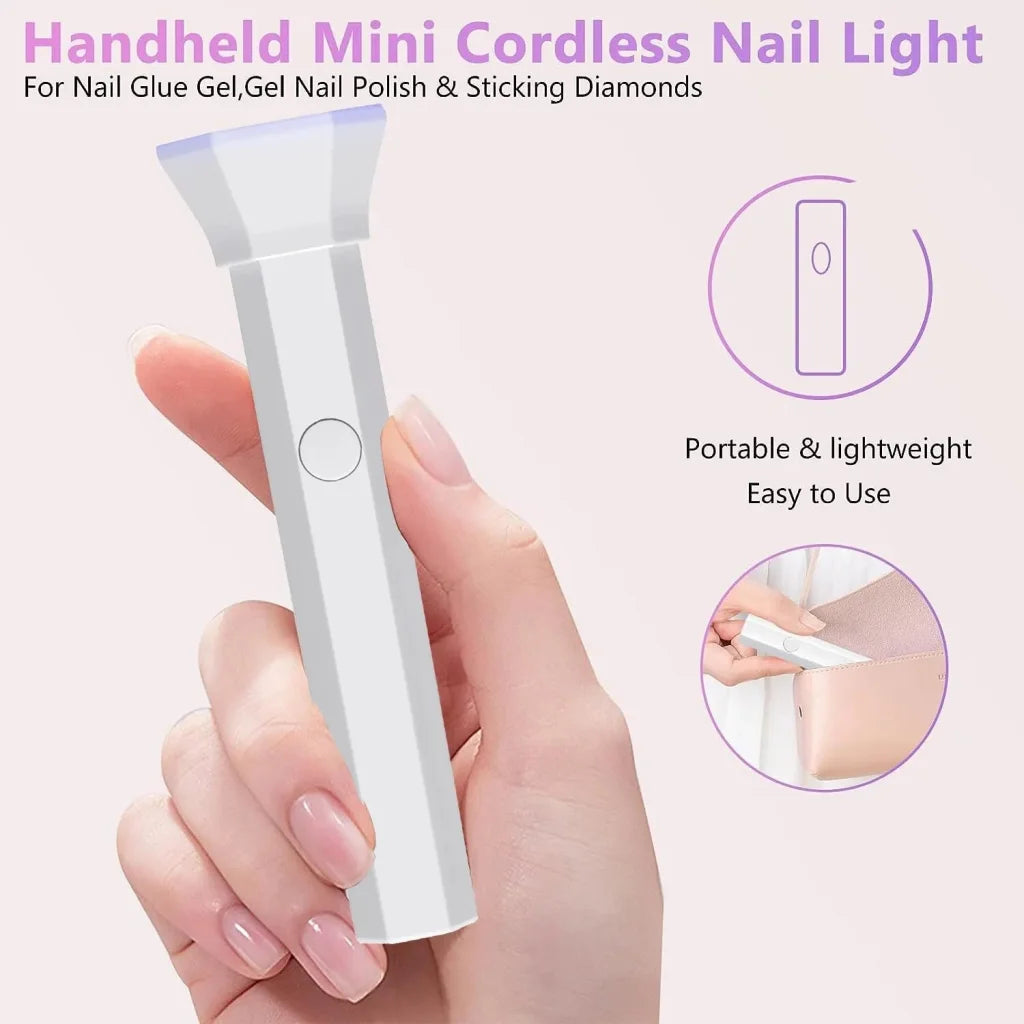 UV LED Nail Dryer Lamp for Quick Gel Curing - Health &