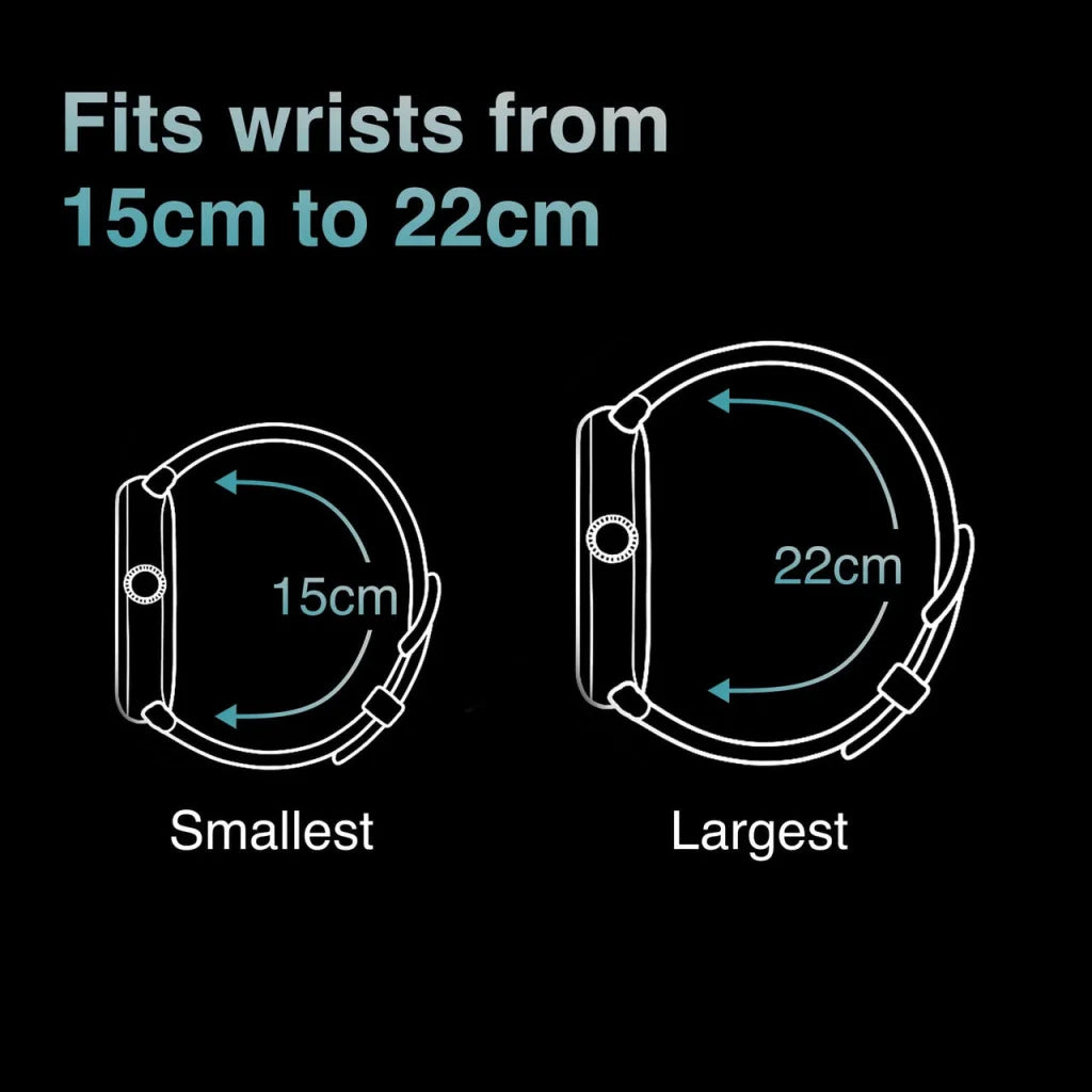 V-Fitness Smart Watch GPS and 2.1 inch Black - Fashion >