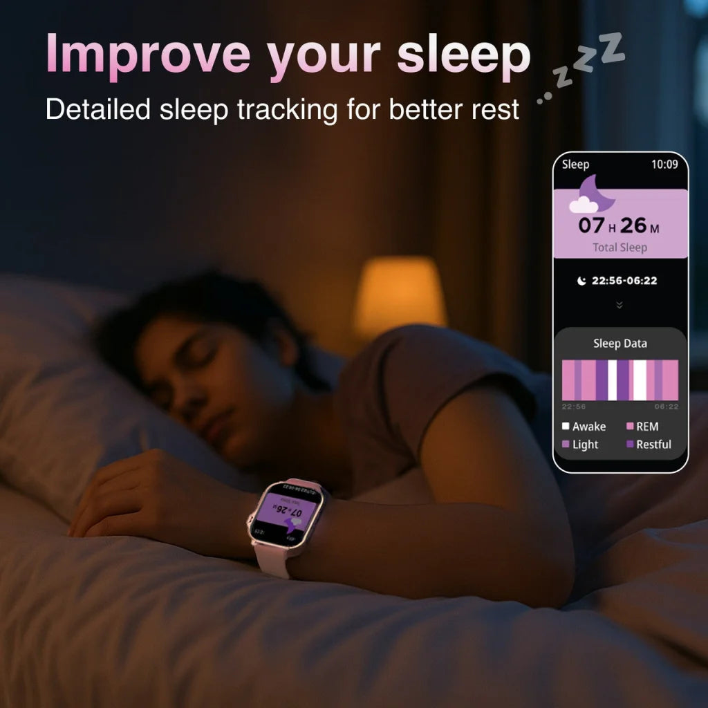 Pink v fitness smart with pack contents and accessory layout