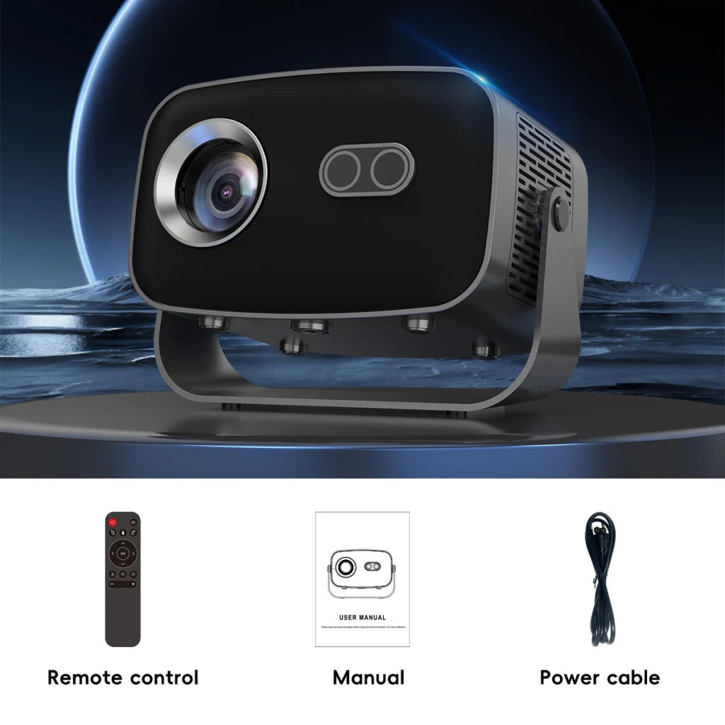 V100 Auto-Focus 4K Mini Projector (950S)with Android WiFi