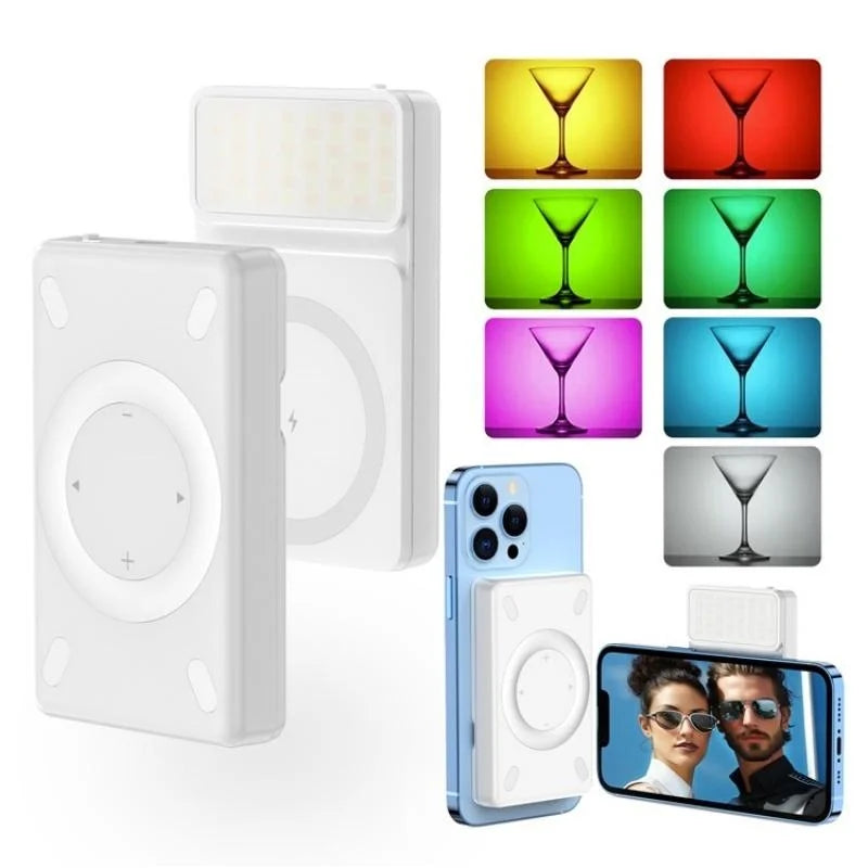 V17 Live Broadcast Magnetic Phone Photography Lamp with Rgb