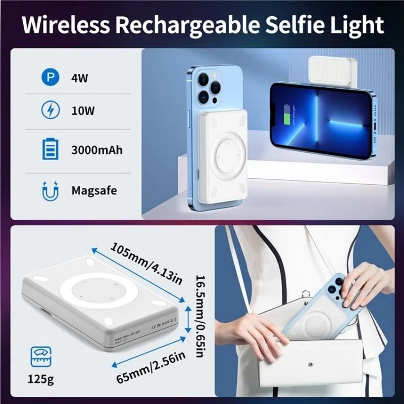 V17 Live Broadcast Magnetic Phone Photography Lamp with Rgb