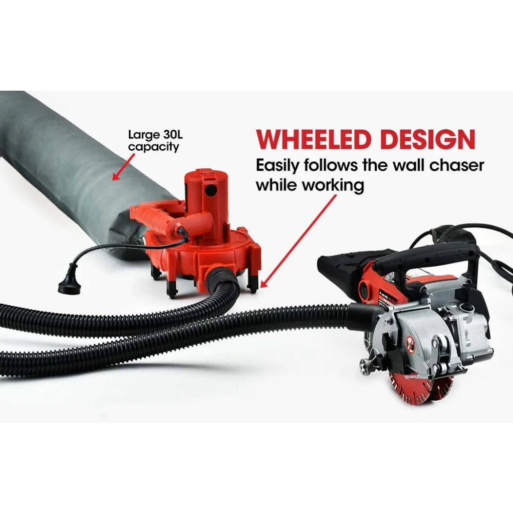 Vacuum for Wall Chaser Standard 32mm Concrete Chasing Dust