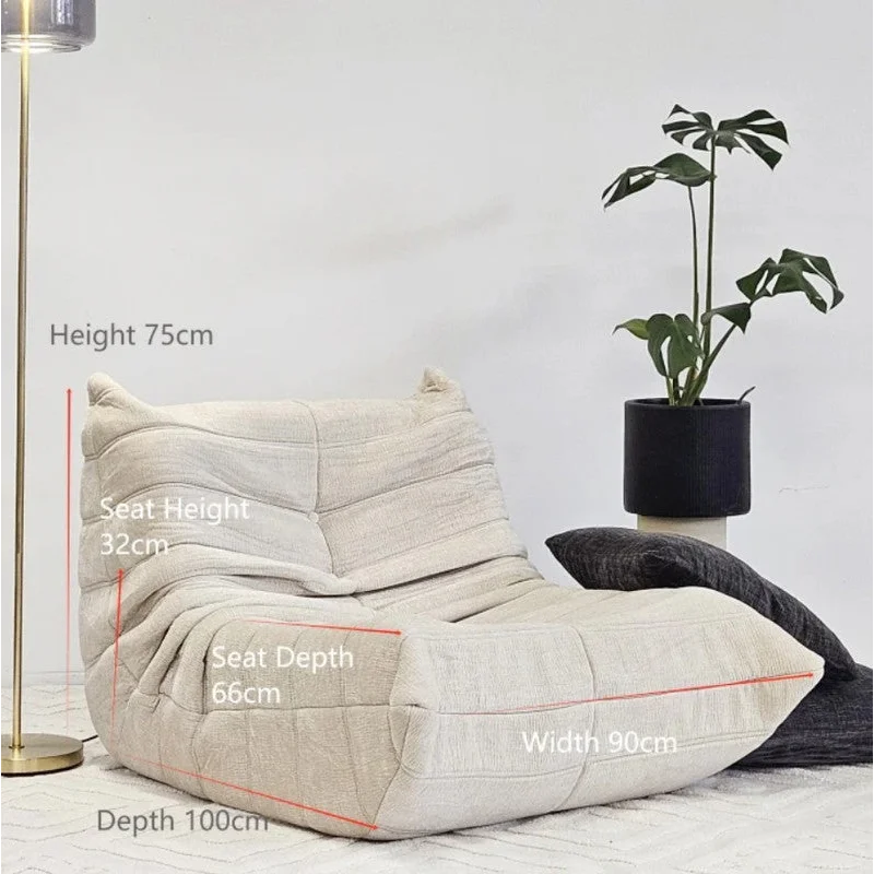 Vacuum-Packed Comfy Mid Century Togo Lounge Sofa Modern