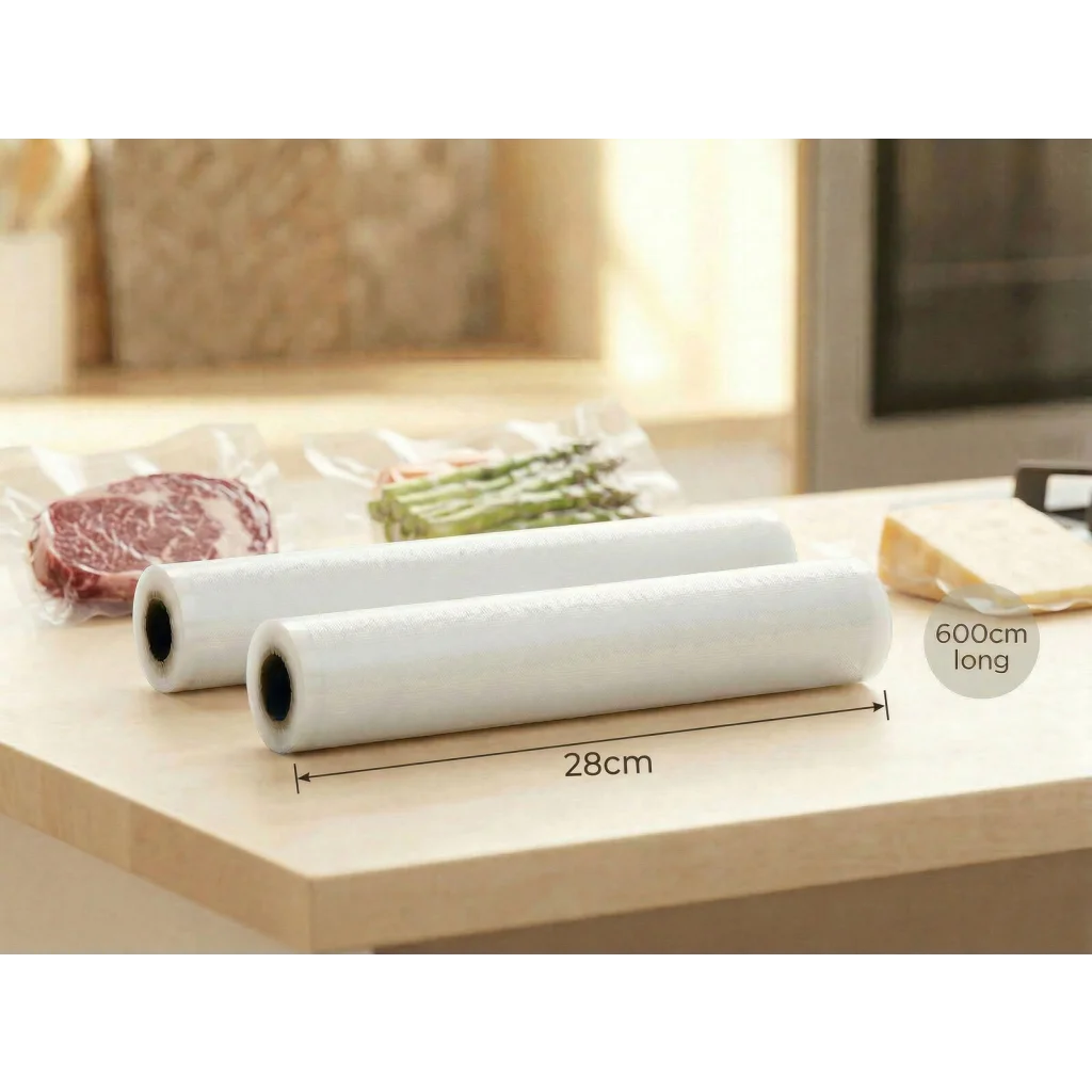 Vacuum Sealer Bags for Fresher Food 28CM 2 pack