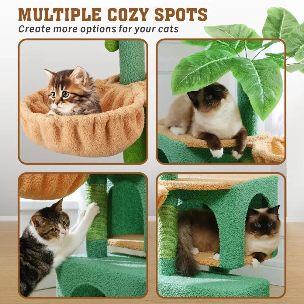 VaKa 1.1M Cat Tree Scratching Post Palm Tree Cat Post