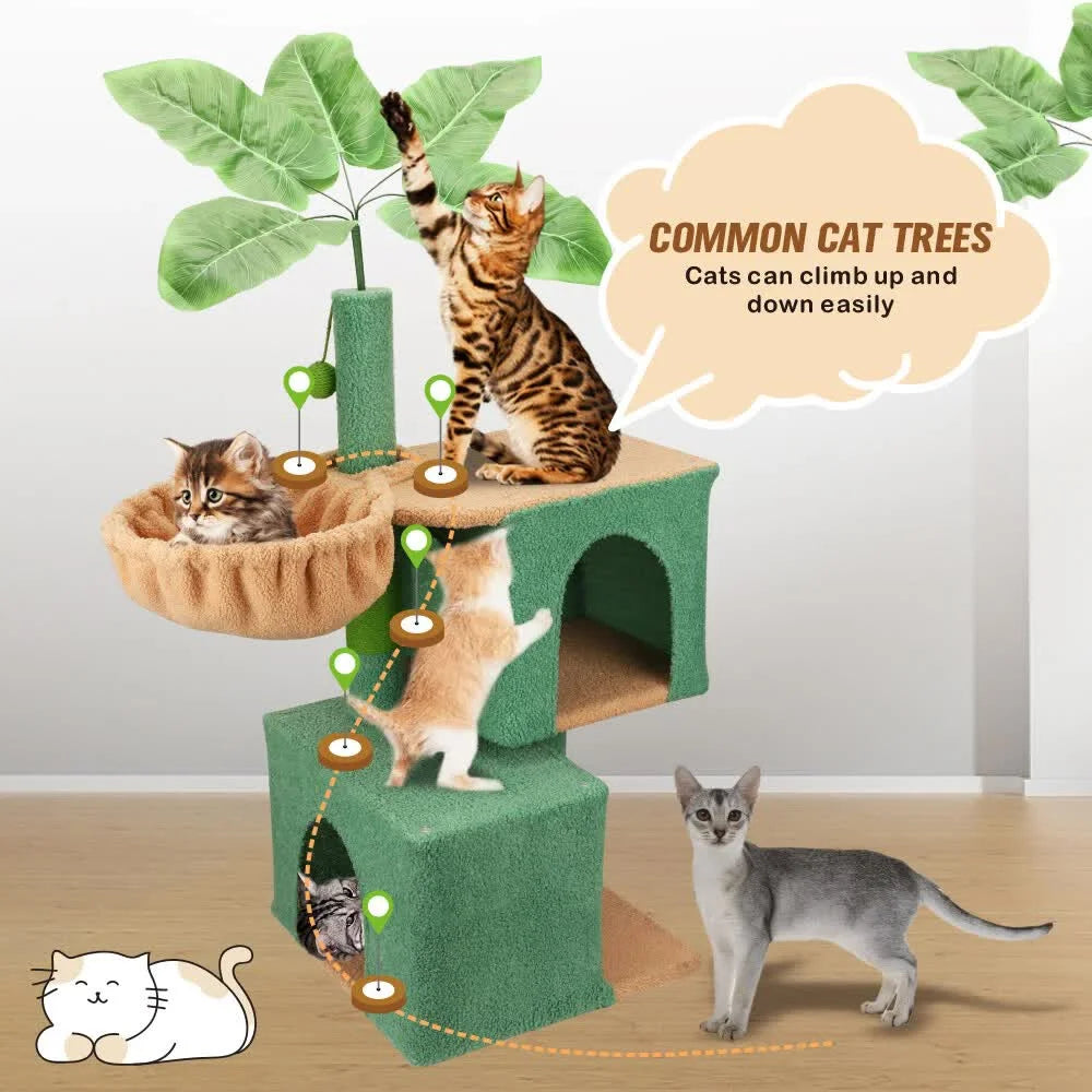 VaKa 1.1M Cat Tree Scratching Post Palm Tree Cat Post