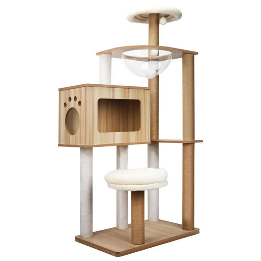 VaKa 1.42M Cat Tree Tower Scratching Post Scratcher Cats