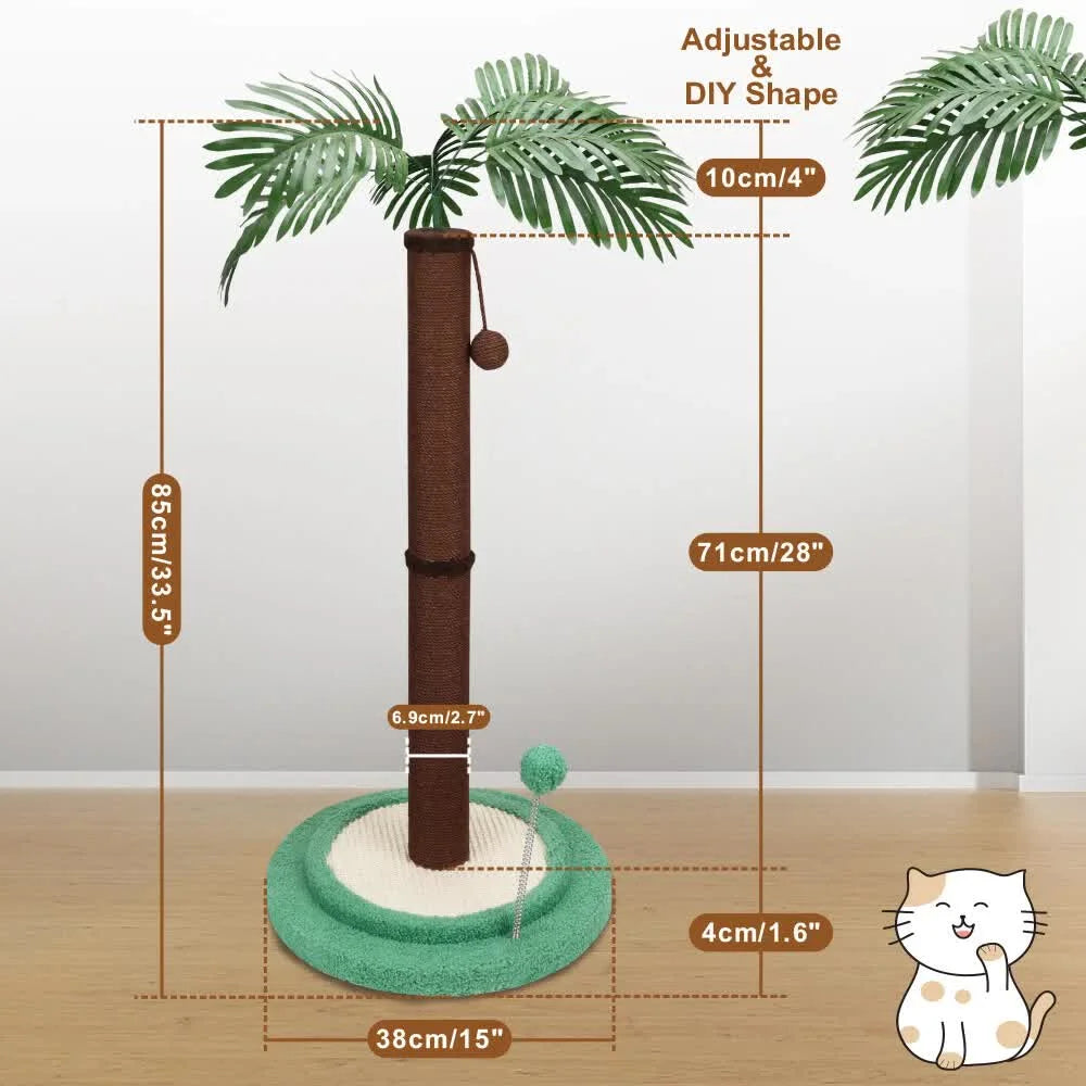 VaKa Cat Tree Scratching Post Large Palm Tree Cat Post
