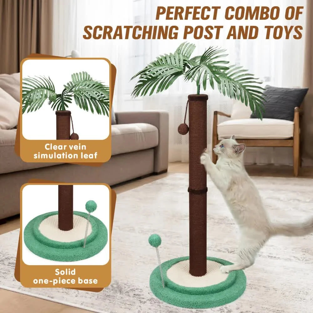 VaKa Cat Tree Scratching Post Large Palm Tree Cat Post