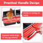 VaKa Chicken Hen Coop Hutch 3 Hole Inside Outside Roll Away