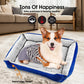 VaKa Dog Bed Navy Extra Large Pet Cat Floor Mat Sleeping