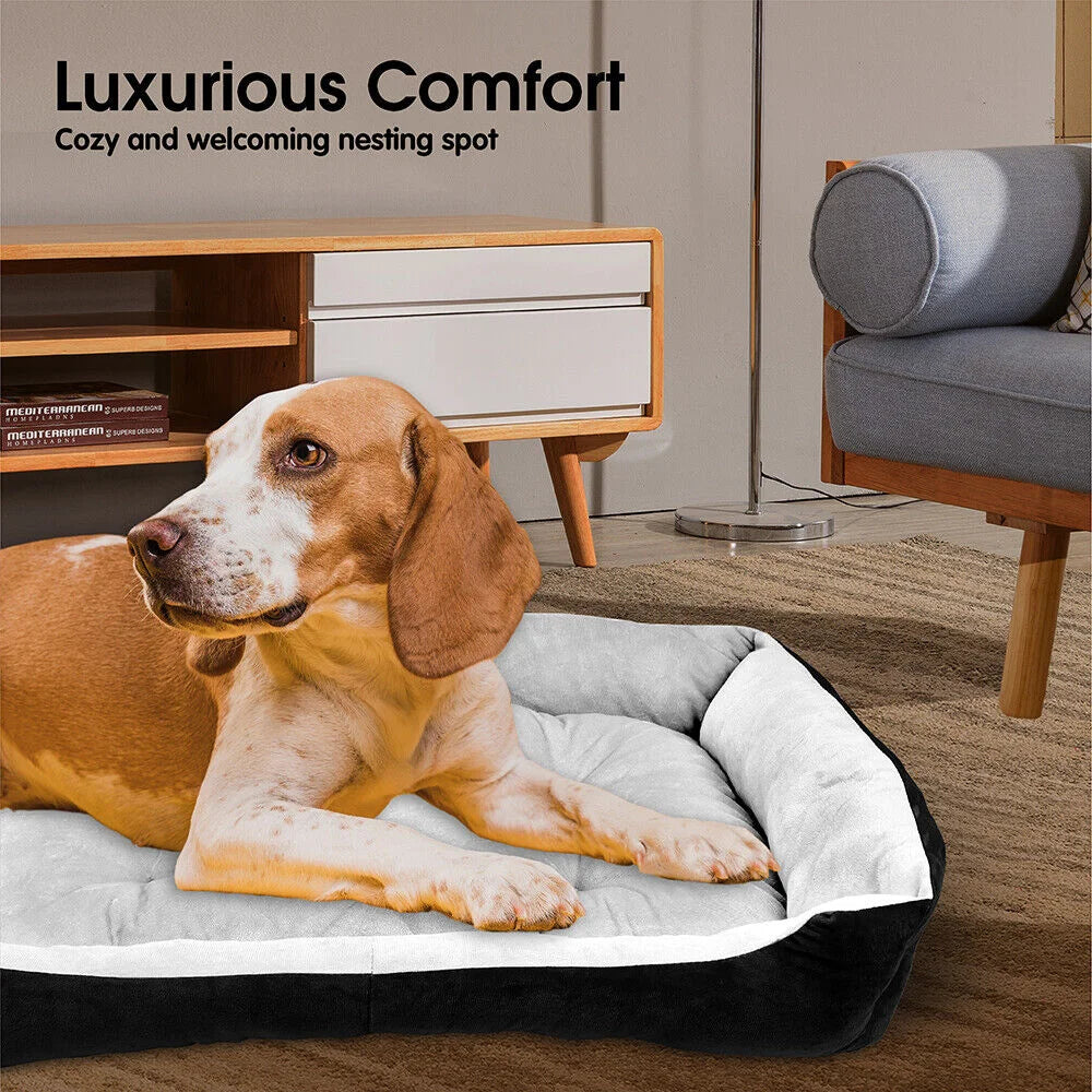 VaKa Dog Bed Navy Extra Large Pet Cat Floor Mat Sleeping