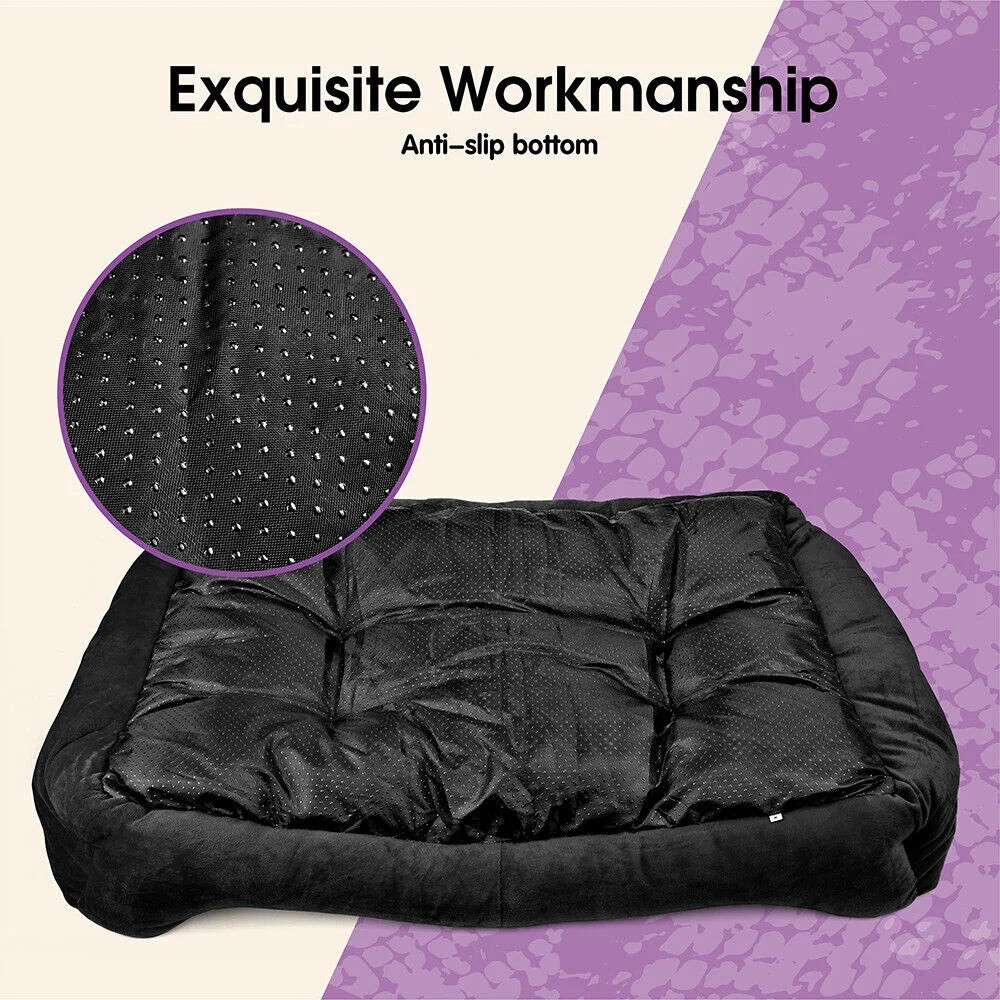 VaKa Dog Bed Navy Extra Large Pet Cat Floor Mat Sleeping