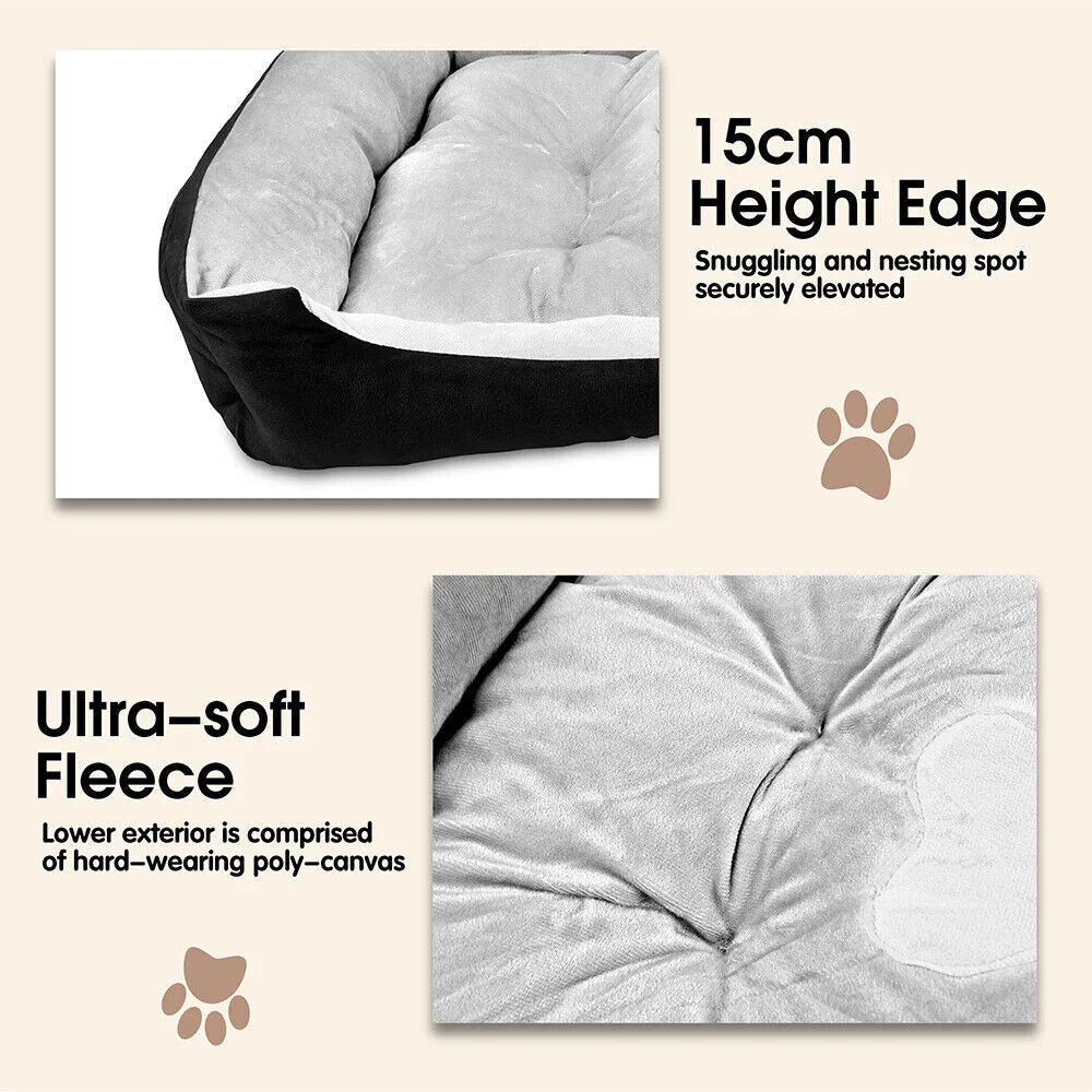 VaKa Dog Bed Navy Extra Large Pet Cat Floor Mat Sleeping