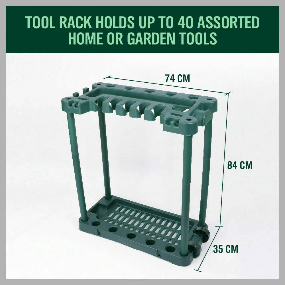VaKa Garden Farm Shed Garage Tools Storage Rack Handles