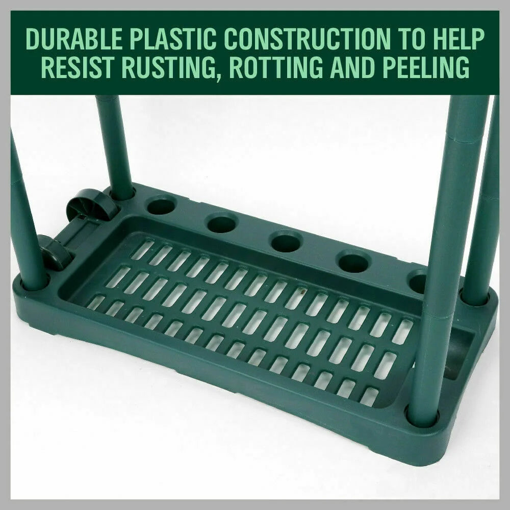 VaKa Garden Farm Shed Garage Tools Storage Rack Handles