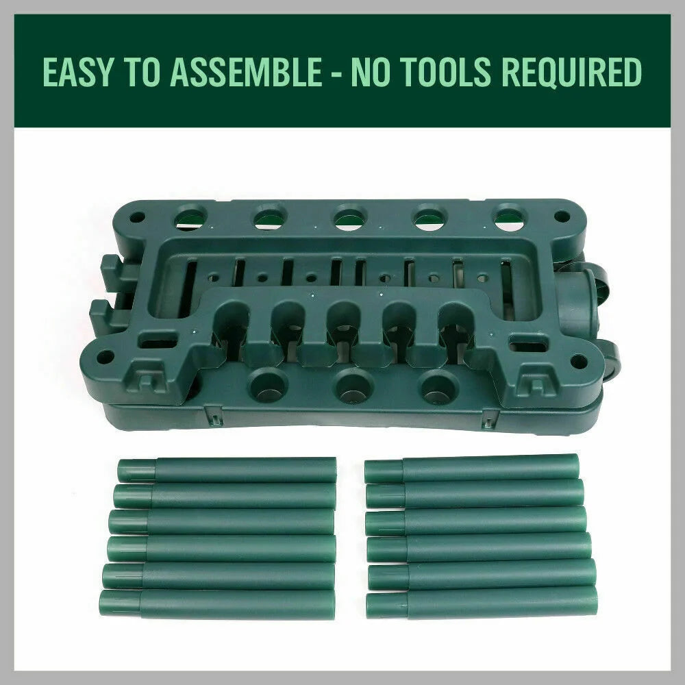 VaKa Garden Farm Shed Garage Tools Storage Rack Handles