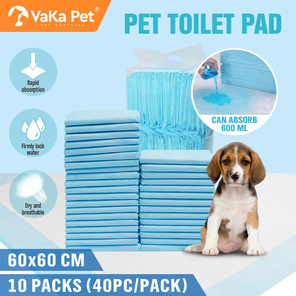 VaKa Pet Training Pad 400 Puppy Pads Toilet Pee Indoor