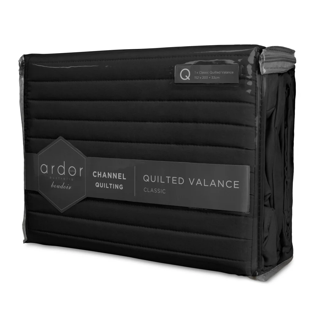 VALANCE Quilted - KING - Home & Garden