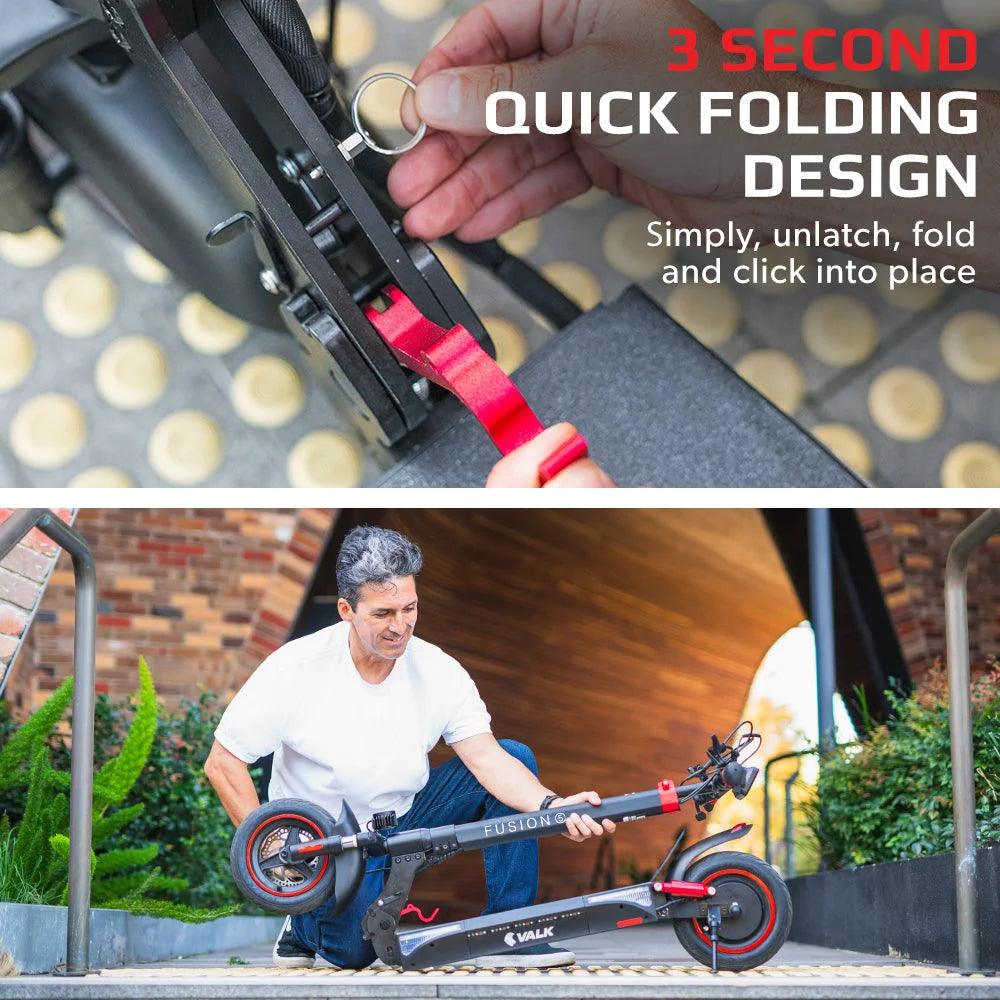 VALK Fusion 5 Electric Scooter 500W 48V 13Ah Lithium 50km