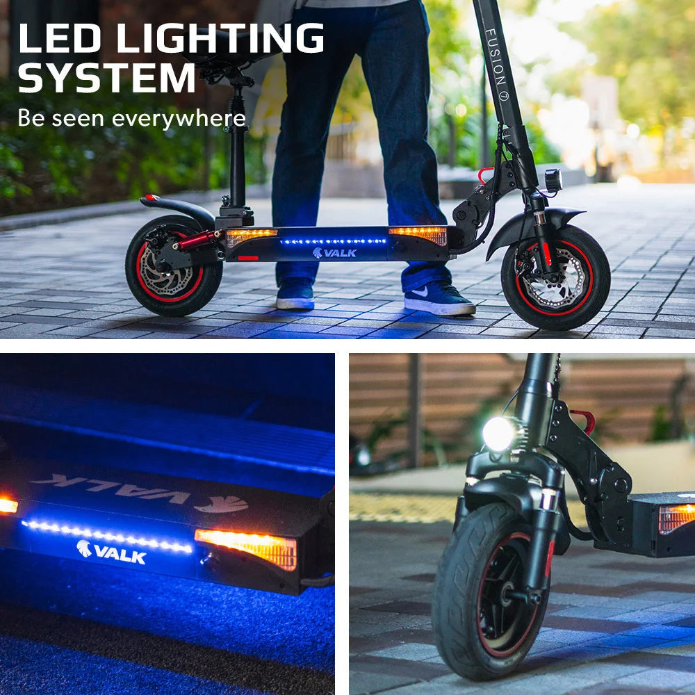 VALK Fusion 7 Electric Scooter with Seat option 800W 48V