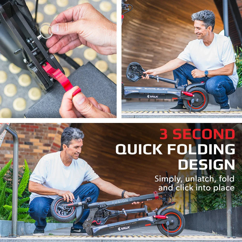 VALK Fusion 7 Electric Scooter with Seat option 800W 48V