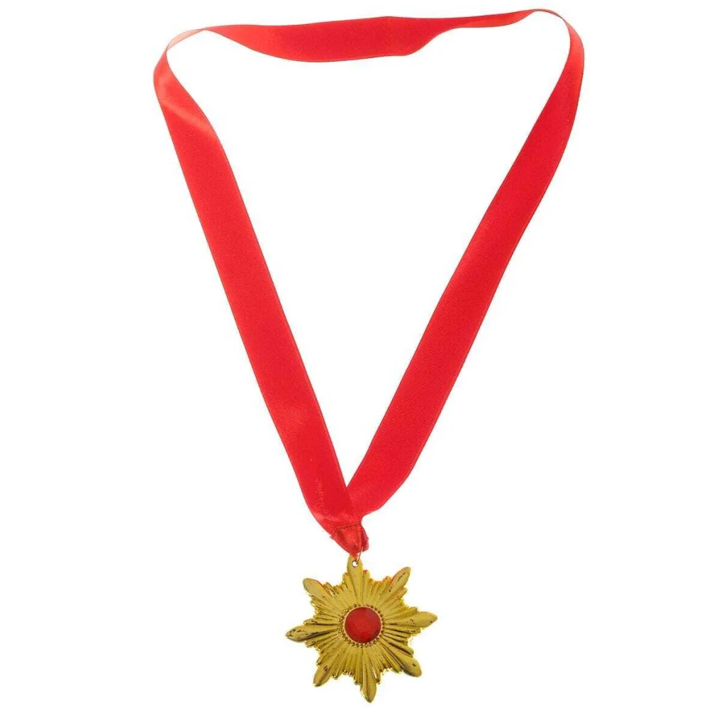 VAMPIRE MEDAL Medallion Necklace Halloween Star Costume