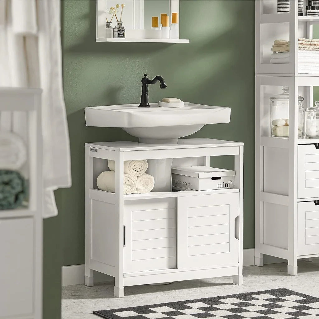 Vanity Unit Bathroom Furniture - White - Furniture