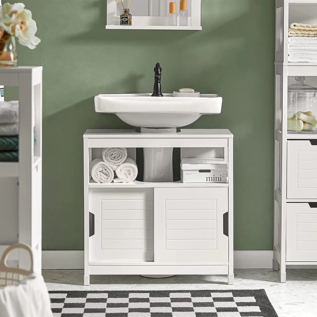 Vanity Unit Bathroom Furniture - White - Furniture