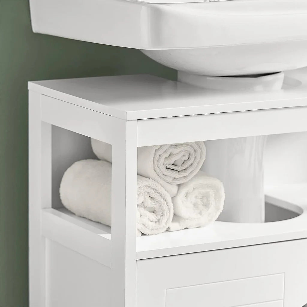 Vanity Unit Bathroom Furniture - White - Furniture