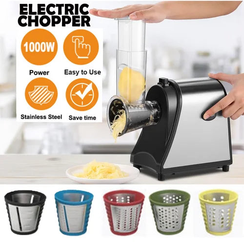 Vegetable Food Rotary Drum Grater Chopper Slicer - Home &